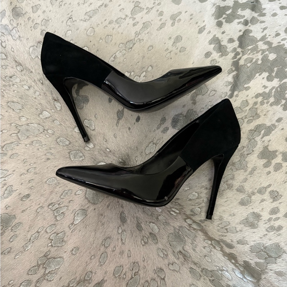 Aldo Black Patent Leather Heels